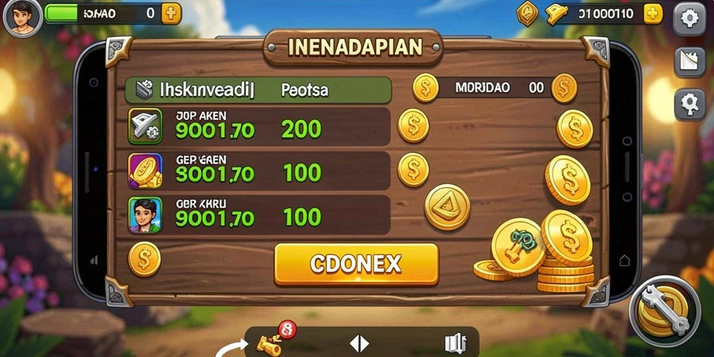 Tampilan menu utama dengan desain yang user-friendly.