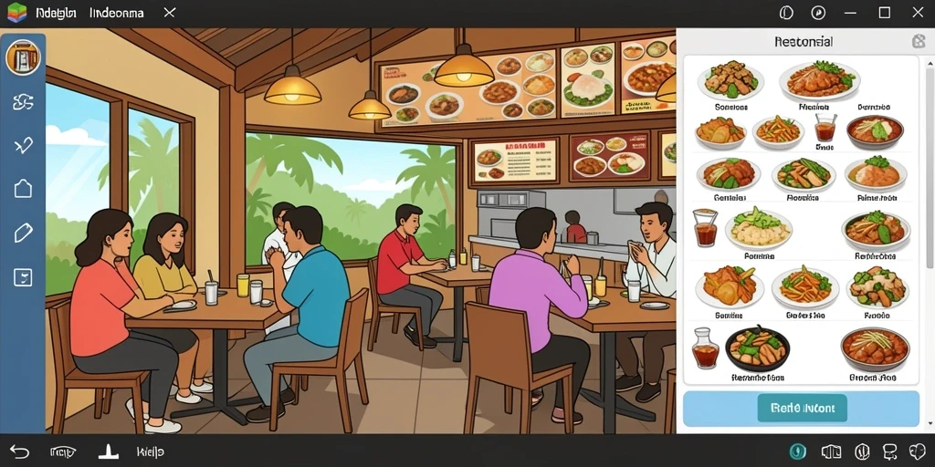 Tampilan awal aplikasi yang menarik dan intuitif.