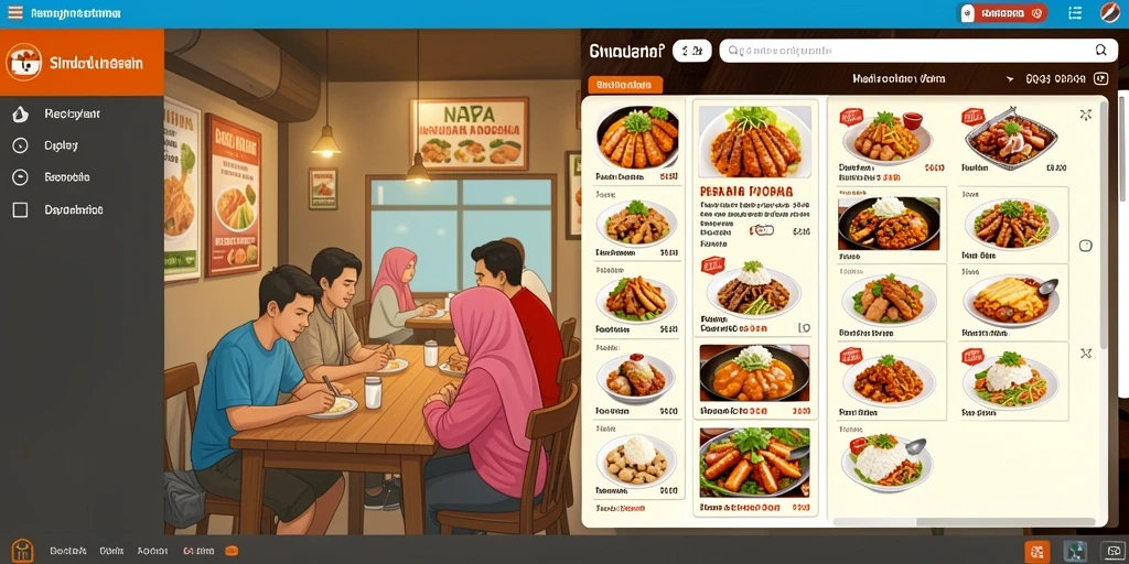 Tampilan antarmuka yang menarik dan mudah dinavigasi.