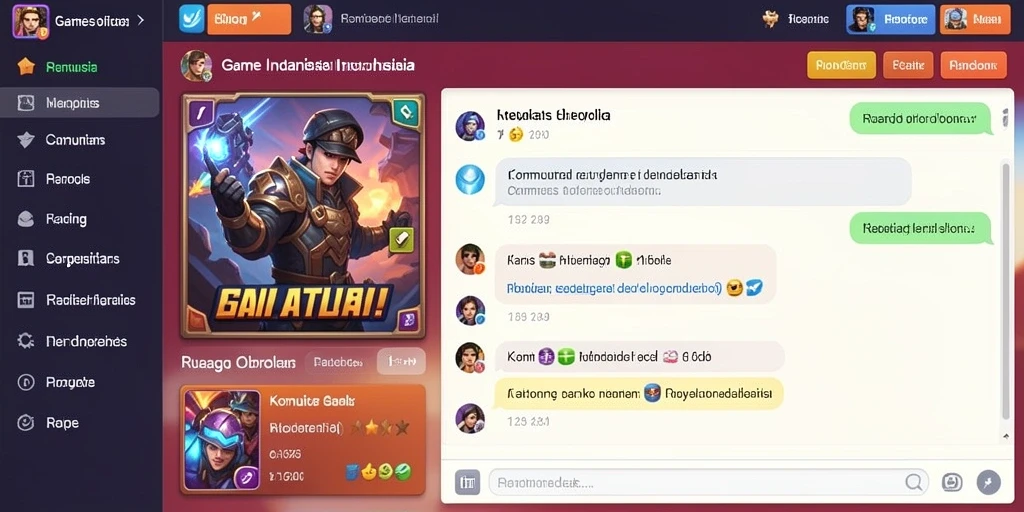 Tampilan awal yang menarik dan mudah dinavigasi.