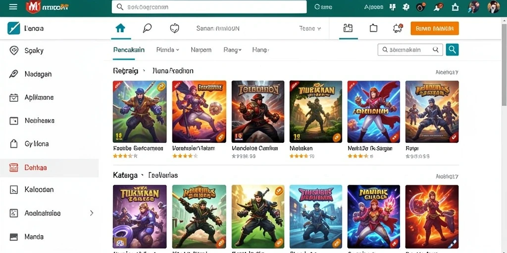 Tampilan antarmuka utama NEX777 yang menarik.